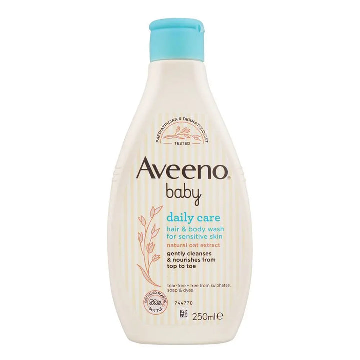 Aveeno Baby Daily Care Hair & Body Wash Natural Oat Extract 250ML AVEENO - Luxeery