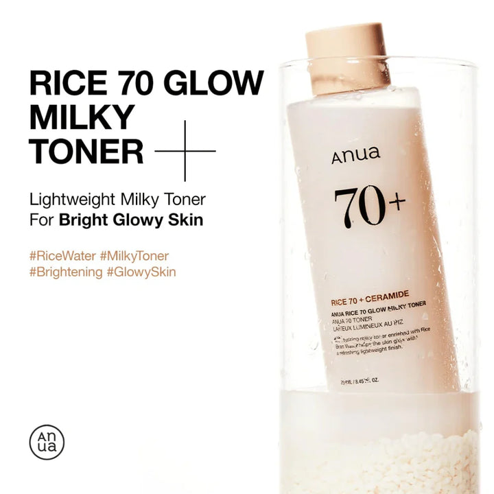 Anua Rice 70 Glow Milky Toner 250Ml Anua - Luxeery