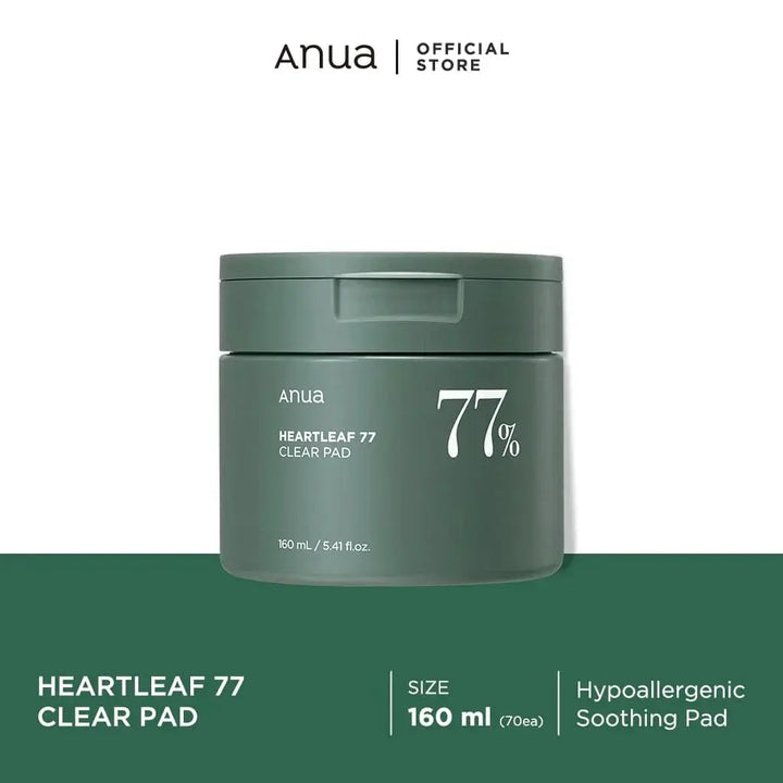 Anua Heartleaf 77% Toner Pad (70EA) 160Ml Anua - Luxeery