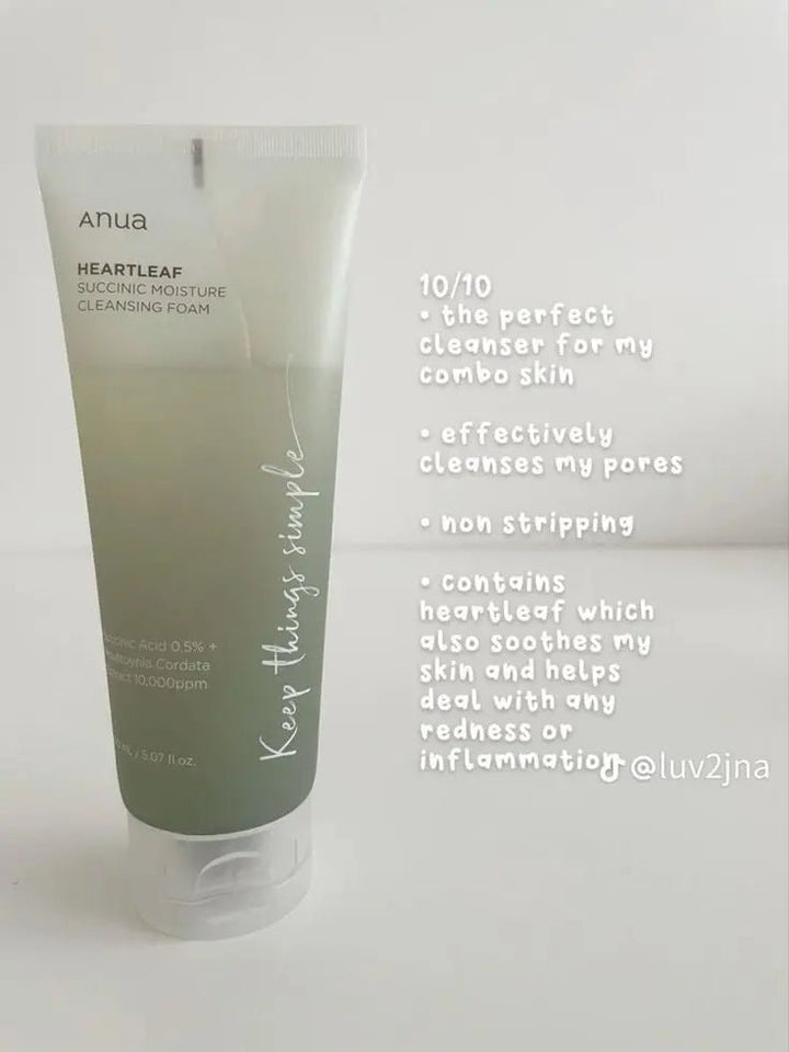 [ANUA] - HEARTLEAF QUERCETINOL PORE DEEP CLEANSING FOAM 150ml - Korean - Skincare Pakistan ANUA - Luxeery