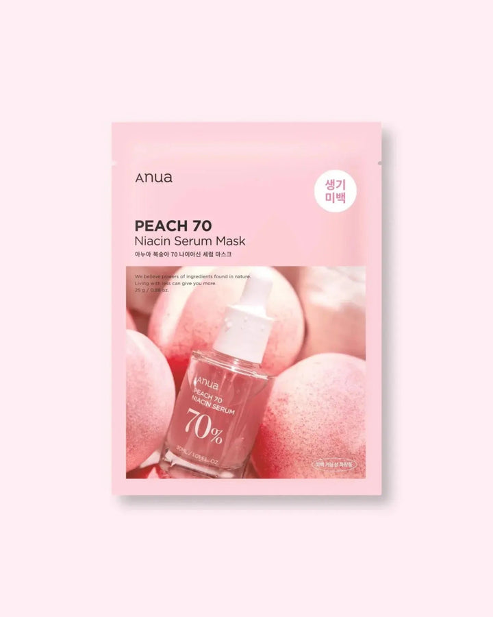 [ANUA] - Peach 70 Niacin Serum Mask 25ml - Korean - Skincare Pakistan ANUA - Luxeery