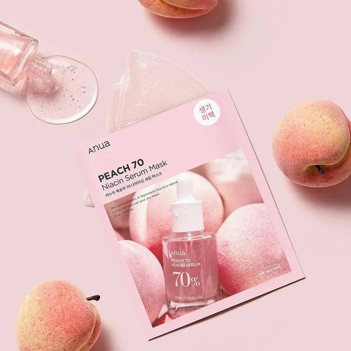 [ANUA] - Peach 70 Niacin Serum Mask 25ml - Korean - Skincare Pakistan ANUA - Luxeery