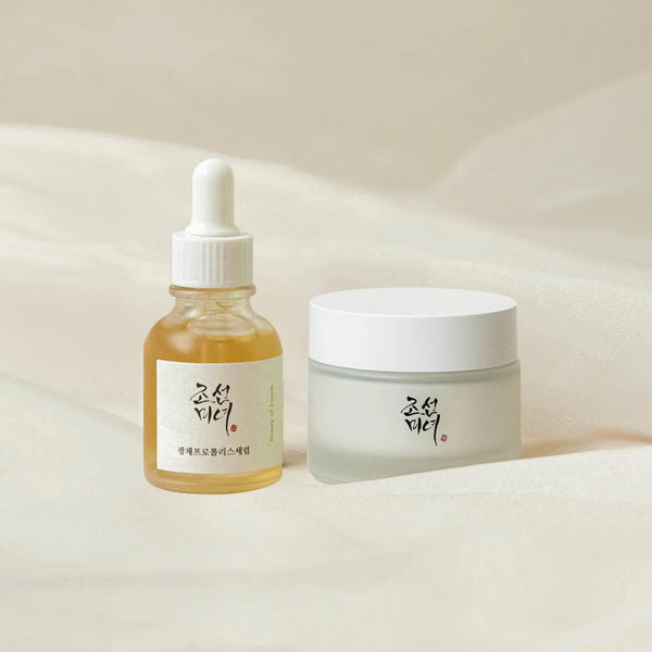 [Beauty of Joseon Enlarged Pores, Hydrate and Brightening Kit Duo ] Glow Serum Propolis + Niacinamide 30ml + [Beauty of Joseon] [Renew]Dynasty Cream Beauty of Joseon - Luxeery