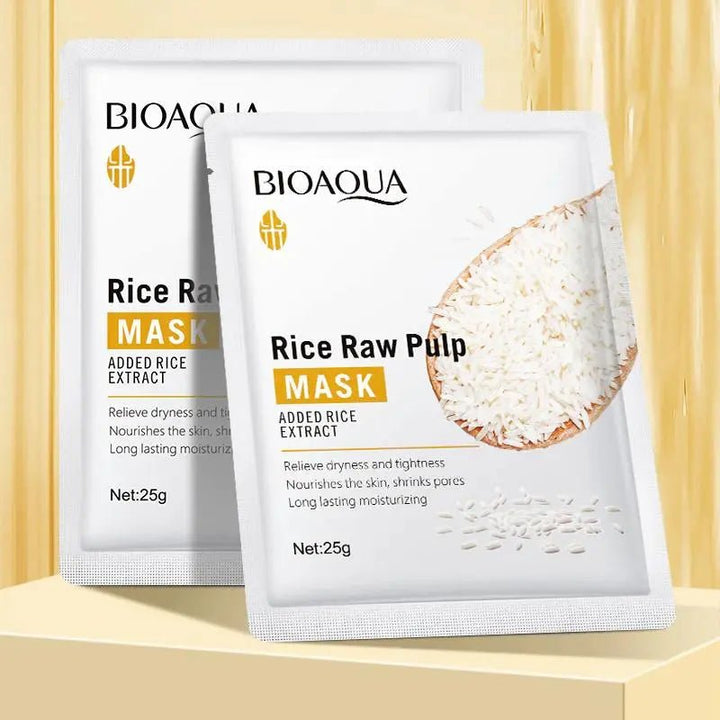 Bio Aqua Rice Raw Pulp Mask 25G bioaqua - Luxeery