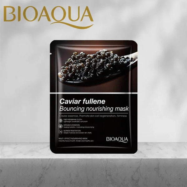 Bioaqua - Caviar Fullene Bouncing Nourishing Mask 25G - 1 PC bioaqua - Luxeery