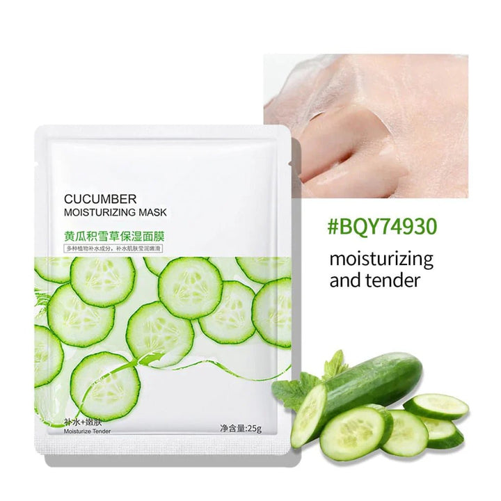 Bioaqua Cucumber Facial Mask - 1 PC bioaqua - Luxeery