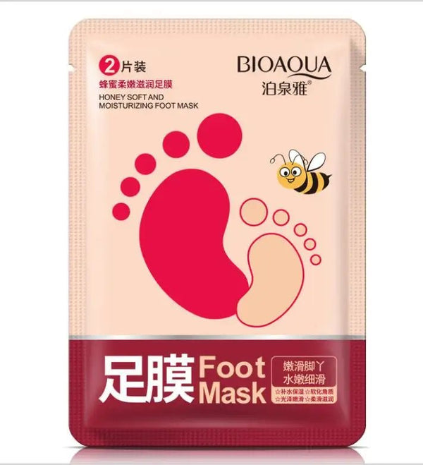 Bioaqua Honey Miosturizing Foot Mask 30G bioaqua - Luxeery