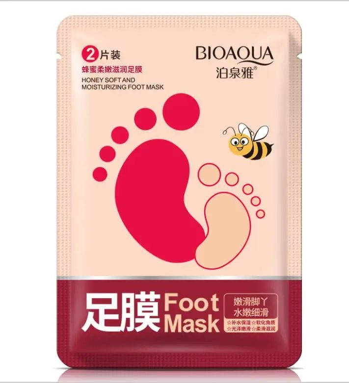 Bioaqua Honey Miosturizing Foot Mask 30G bioaqua - Luxeery