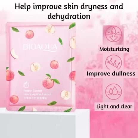 Bioaqua Honey Peach Facial Mask - 1 PC bioaqua - Luxeery