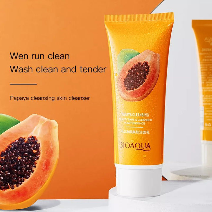 Bioaqua Papaya Cleansing Skin Beauty Cleanser 100G bioaqua - Luxeery