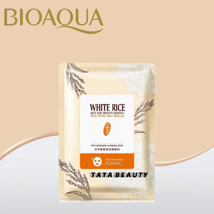 Bioaqua Rice Skin Beauty Essence Face Mask 25G - 1 PC bioaqua - Luxeery