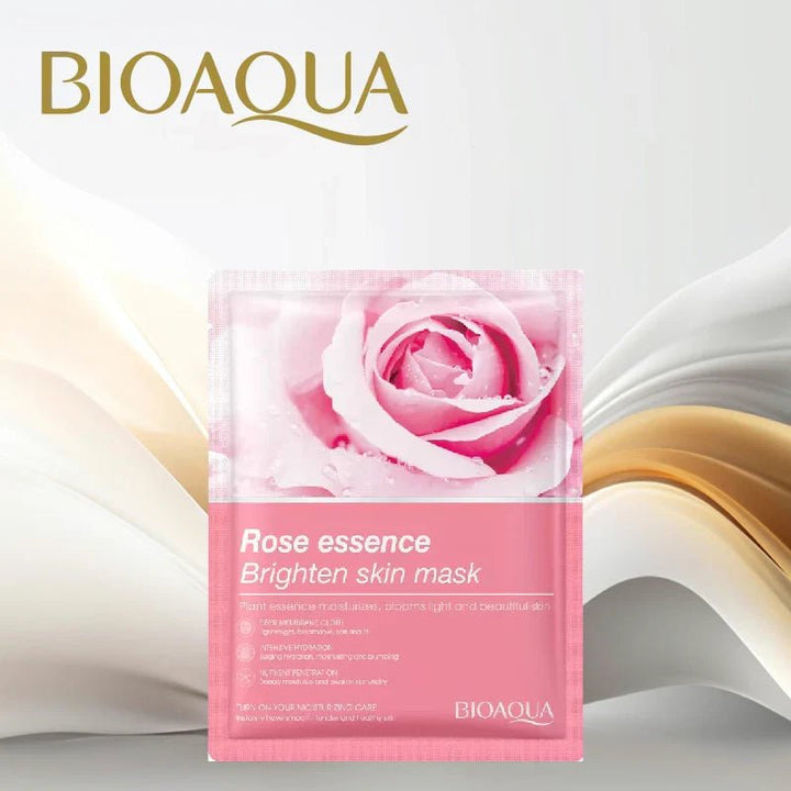 Bioaqua Rose Essence Brighten Skin Mask 25G - 1 PC bioaqua - Luxeery