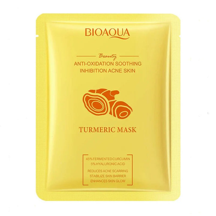 Bioaqua Turmeric Facial Mask - 1 PC bioaqua - Luxeery