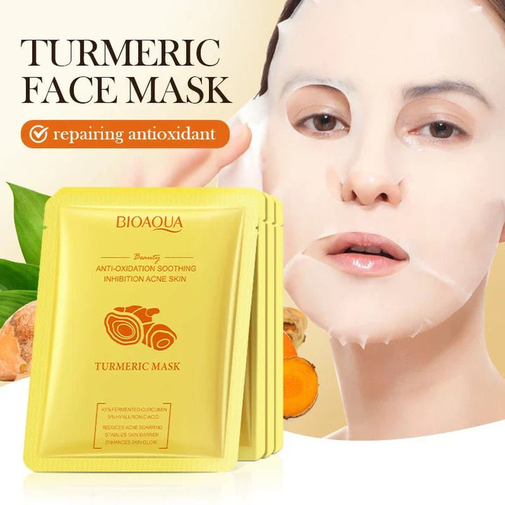 Bioaqua Turmeric Facial Mask - 1 PC bioaqua - Luxeery