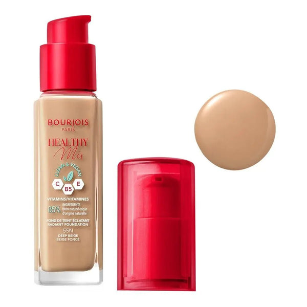 Bourjois - Healthy Mix Serum Foundation Makeup Base 55N - Deep Beige Bourjois - Luxeery