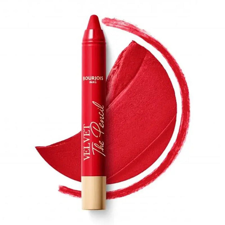 Bourjois - Lipstick And Lip Liner 2 In 1 Velvet The Pencil - 07 Bourjois - Luxeery