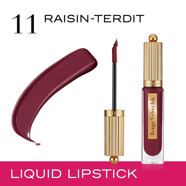 Bourjois - Rouge Velvet Ink Lipstick - 11 - Raisin - Terdit Bourjois - Luxeery