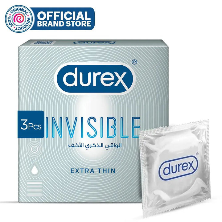 Bundle - Durex Condoms 3s feather lite + Durex Condom Invisible 3'S Durex Pakistan - Luxeery