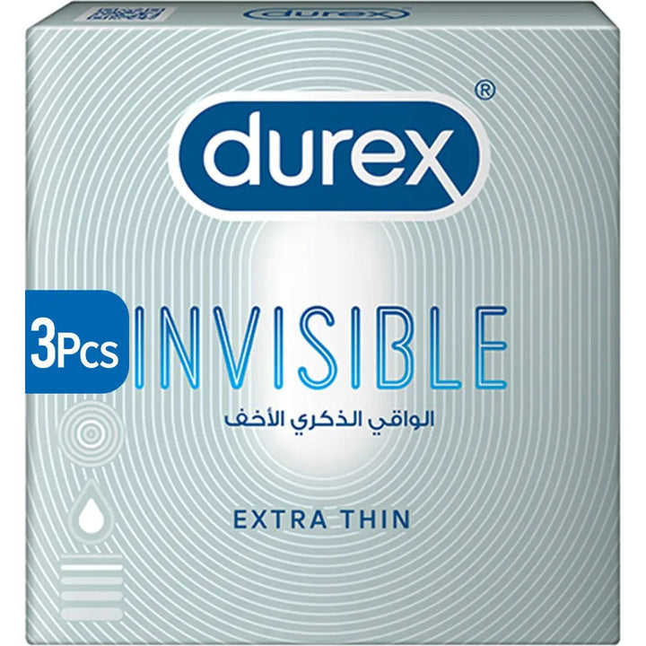 Bundle - Durex Condoms 3s feather lite + Durex Condom Invisible 3'S Durex Pakistan - Luxeery