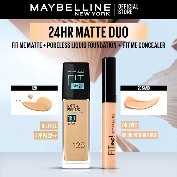 Bundle - Maybelline 24HR Matte Duo Maybelline - Luxeery