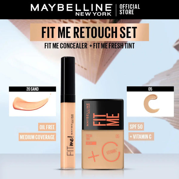 Bundle - Maybelline Fit me Retouch Set Maybelline - Luxeery