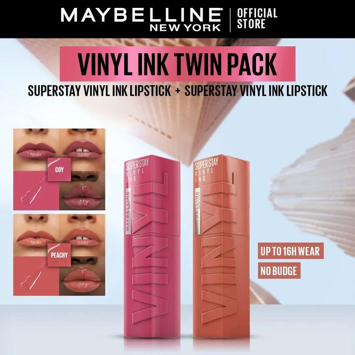 Bundle - Maybelline Vinyl Ink Twin Pack Maybelline - Luxeery