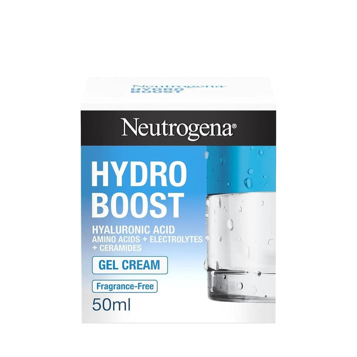 Bundle - Neutrogena Facial Wash Oil Balancing With Lime & Aloe Vera Pump 200Ml + Neutrogena Hydro Boost Gel - Cream Moisturiser 50Ml Neutrogena - Luxeery