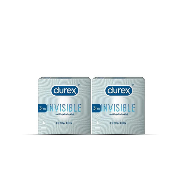 Bundle - Pack of 2 Durex Condom Invisible 3'S Durex Pakistan - Luxeery