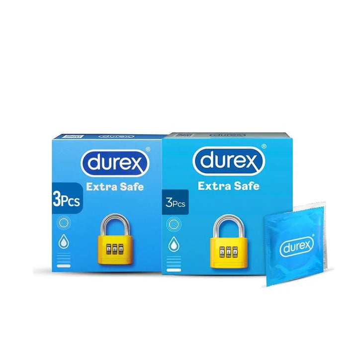 Bundle - Pack of 2 - Durex Extra Safe 3's Condoms Durex Pakistan - Luxeery