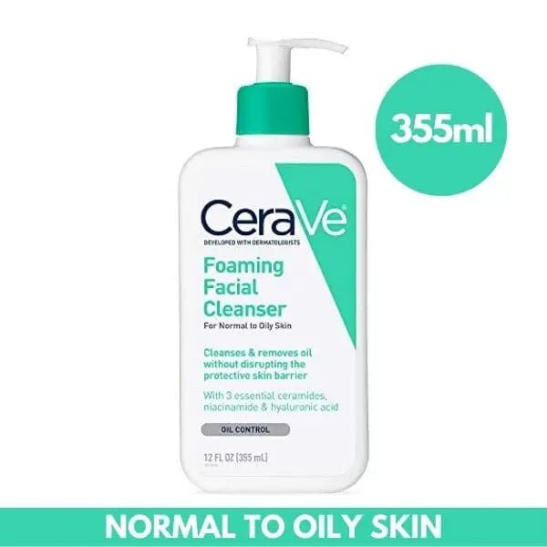 CeraVe Foaming Facial Cleanser - 355ml CeraVe - Luxeery