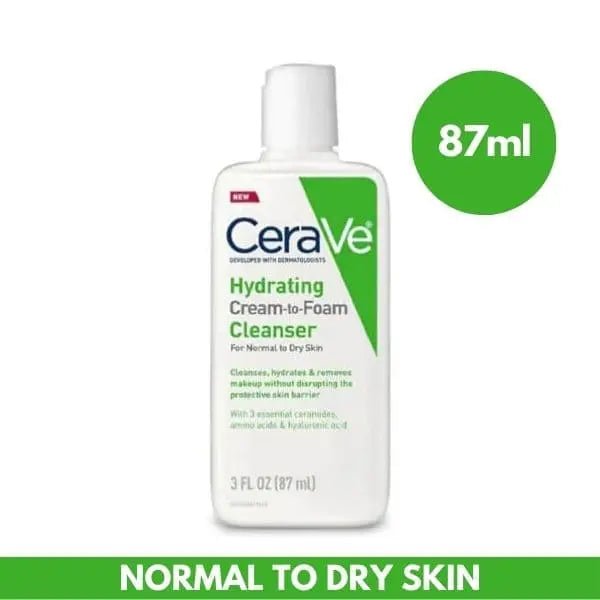 CeraVe Hydrating Cream to Foam Cleanser - 87ml CeraVe - Luxeery