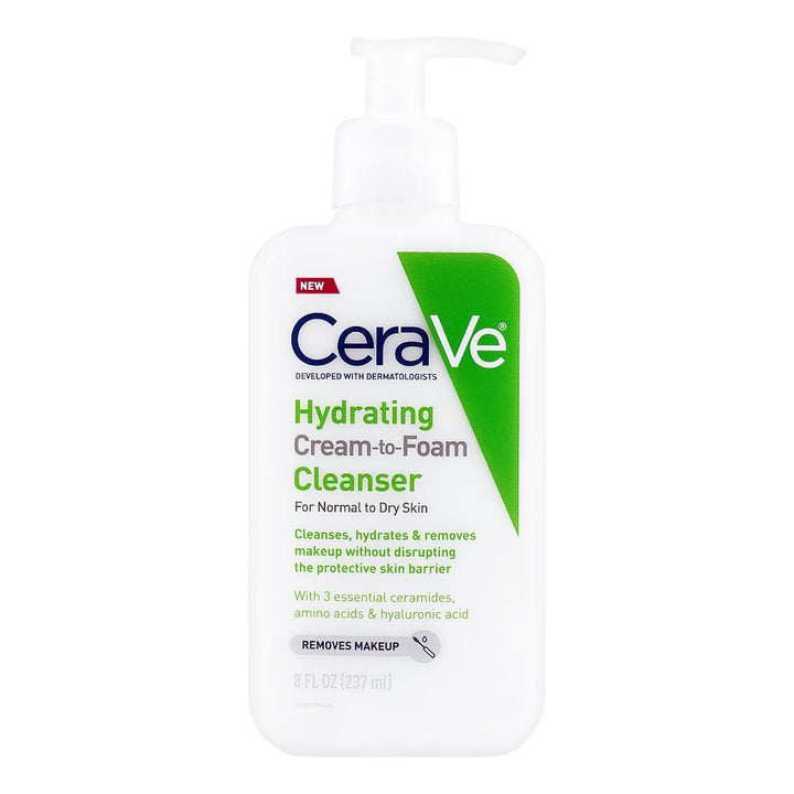 Cerave Hydrating Cream - to - Foam Cleanser For Normal to Dry/236ml CERAVE - Luxeery