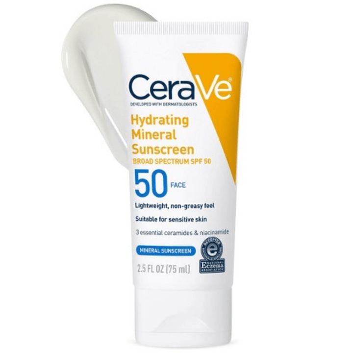 Cerave Hydrating Mineral Sunscreen Spf50 75Ml CERAVE - Luxeery