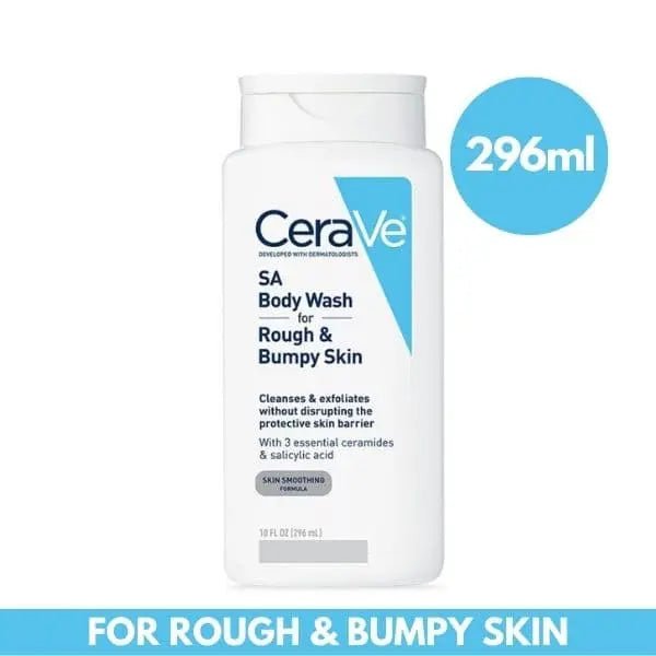 CeraVe SA Body Wash For Rough & Bumpy Skin - 296ml CeraVe - Luxeery