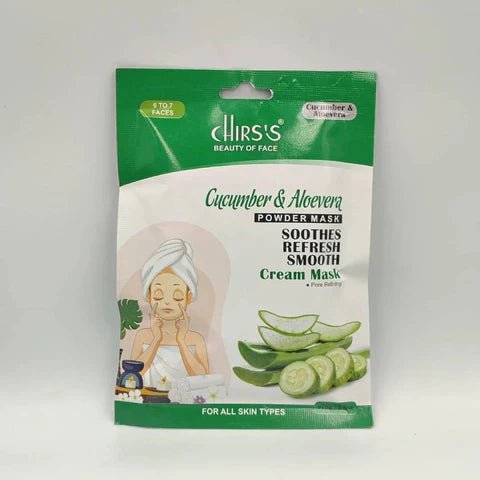 Chirs's Beauty Of Face Cucumber & Aloe Vera Powder Mask 75G Chirss - Luxeery