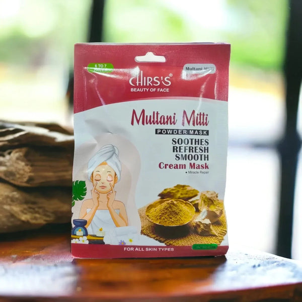 Chirs's Cream Mask Multani Mitti 100G Chirss - Luxeery