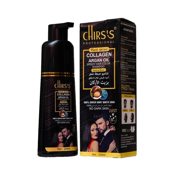 Chirss Professional Speedy Hair Color Shampoo 200Ml Luxeery - Luxeery