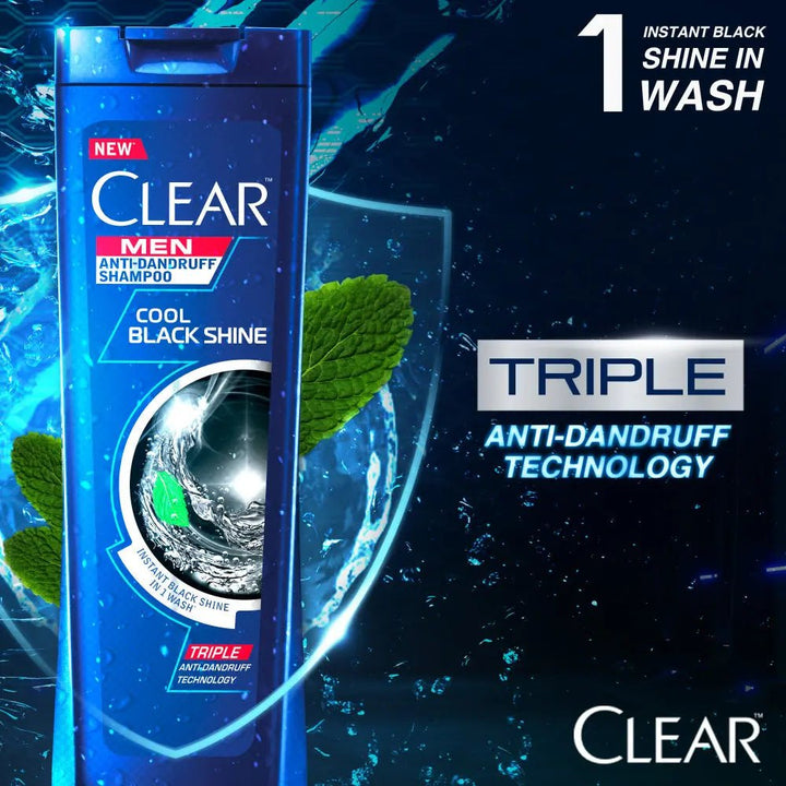 Clear Shampoo Black Shine - 380Ml Clear - Unilever Pakistan - Luxeery