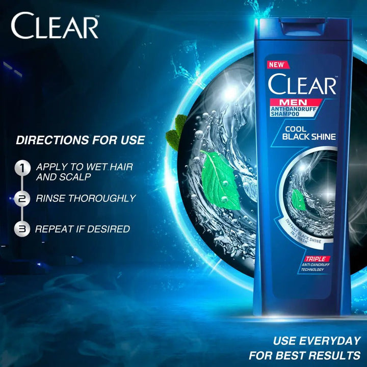 Clear Shampoo Black Shine - 380Ml Clear - Unilever Pakistan - Luxeery