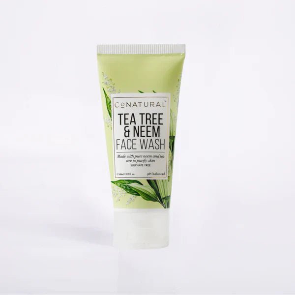 Conaturals - Tea Tree & Neem Face Wash 60 ml Conatural - Luxeery