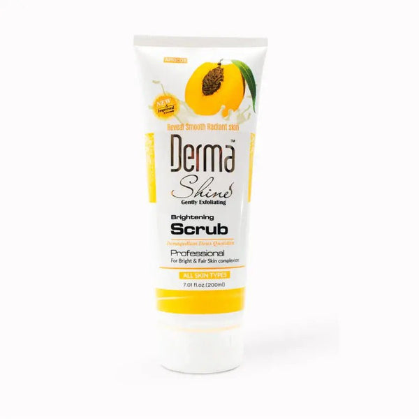 Derma Shine Gently Exfoliating Brightening Scrub Apricot 200Gm Derma shine - Luxeery