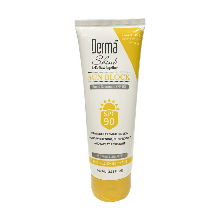 Derma Shine Sun Block Spectrum Spf90 100Ml Derma shine - Luxeery