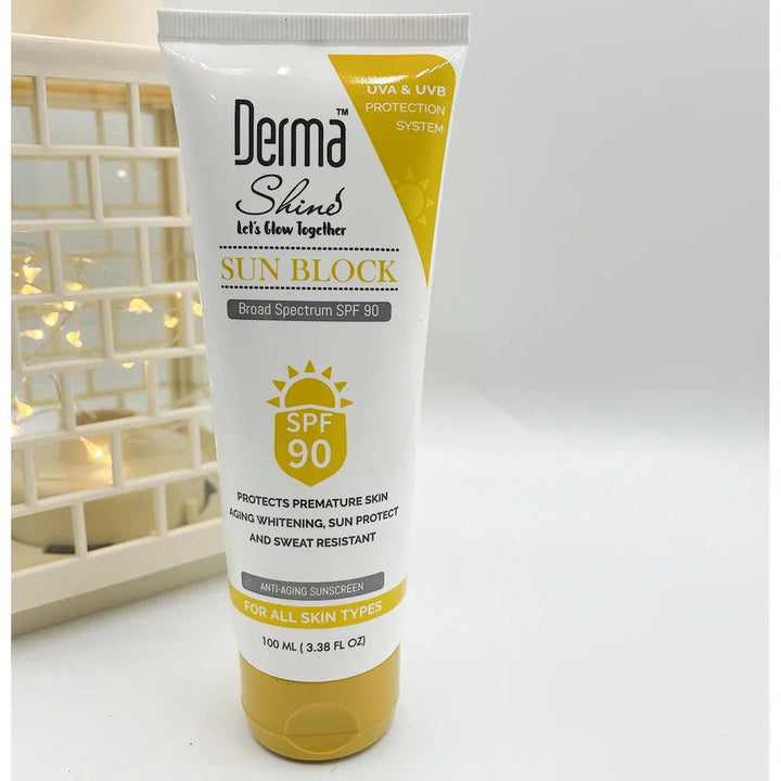 Derma Shine Sun Block Spectrum Spf90 100Ml Derma shine - Luxeery