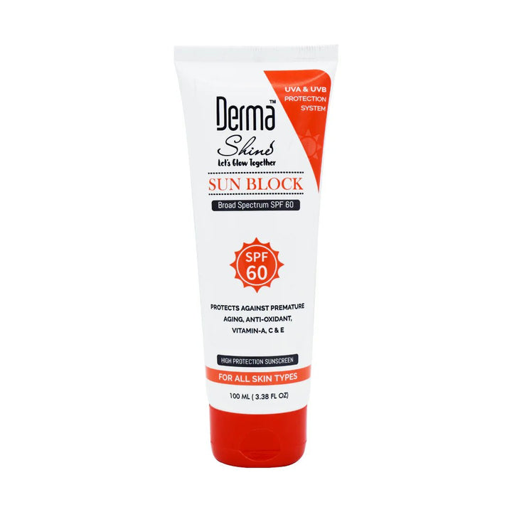 Derma Shine Sunblock SPF 60 100ml Derma shine - Luxeery