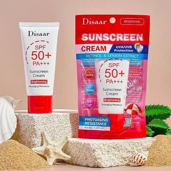 Disaar Sunscreen Uv - Protection Spf 50 Pa+ 50G bioaqua - Luxeery