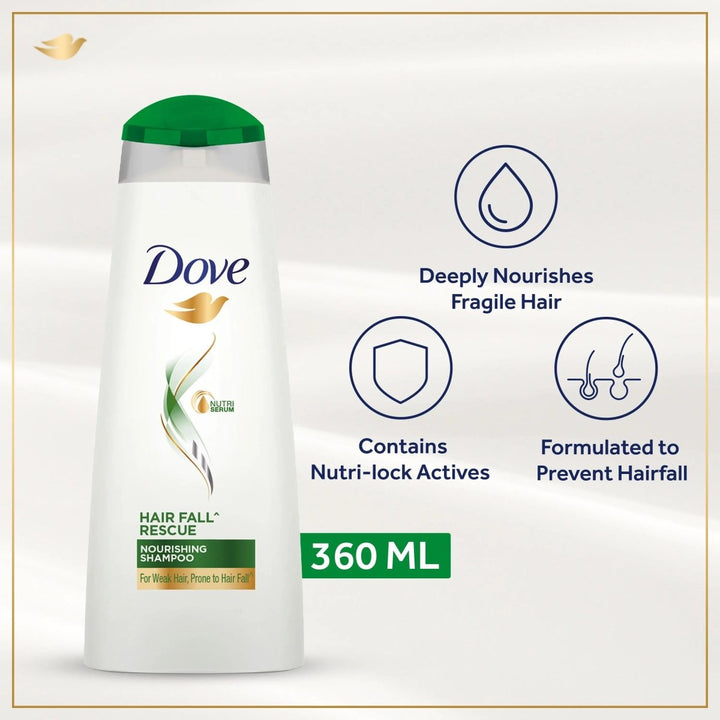 Dove Shampoo Hairfall Rescue - 360Ml Dove - Unilever Pakistan - Luxeery