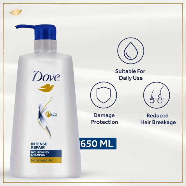 Dove Shampoo Intense Repair - 650Ml Dove - Unilever Pakistan - Luxeery