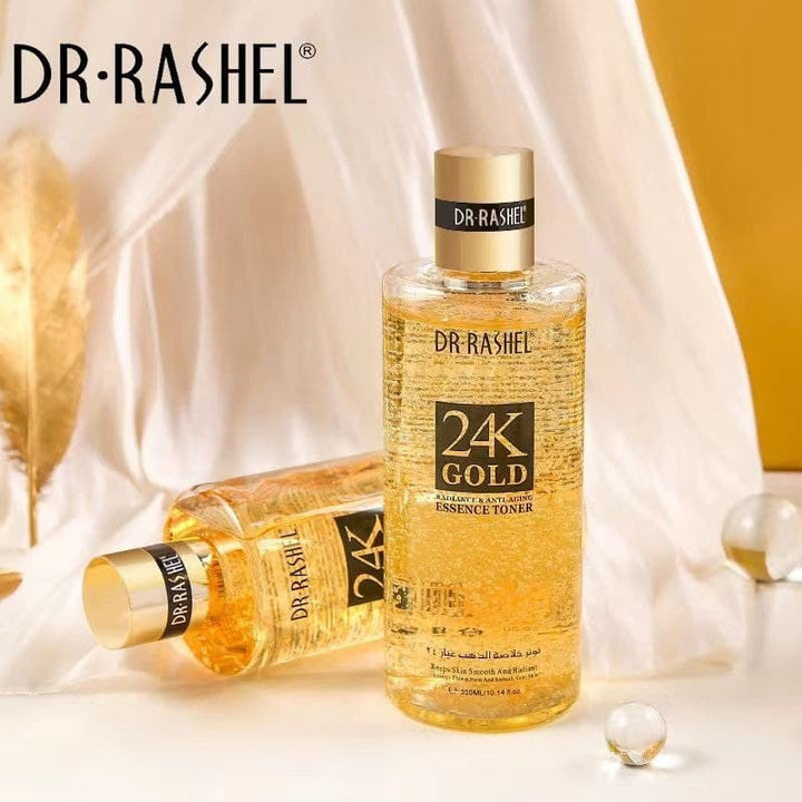 Dr. Rashel 24K Gold Radiance & Anti Aging Essence Toner 300Ml DR RASHEL - Luxeery