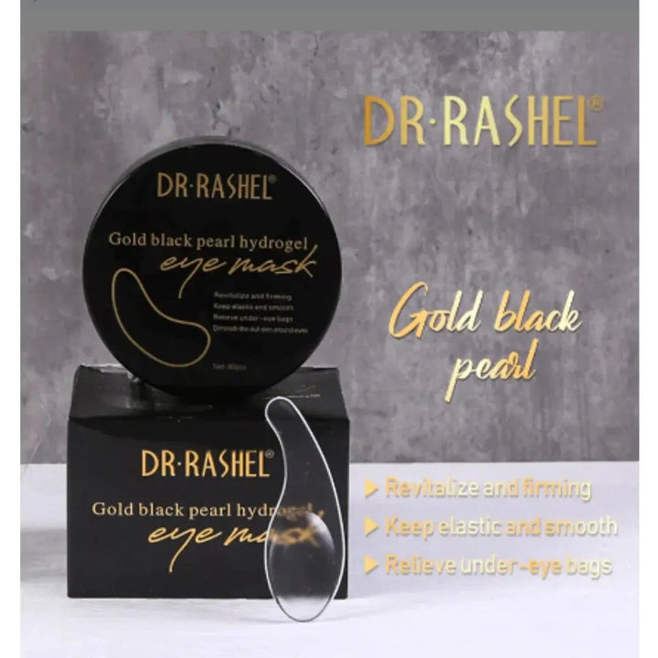 Dr Rashel - Black Pearl & Gold Hydrogel Eye Mask 60'S DR RASHEL - Luxeery