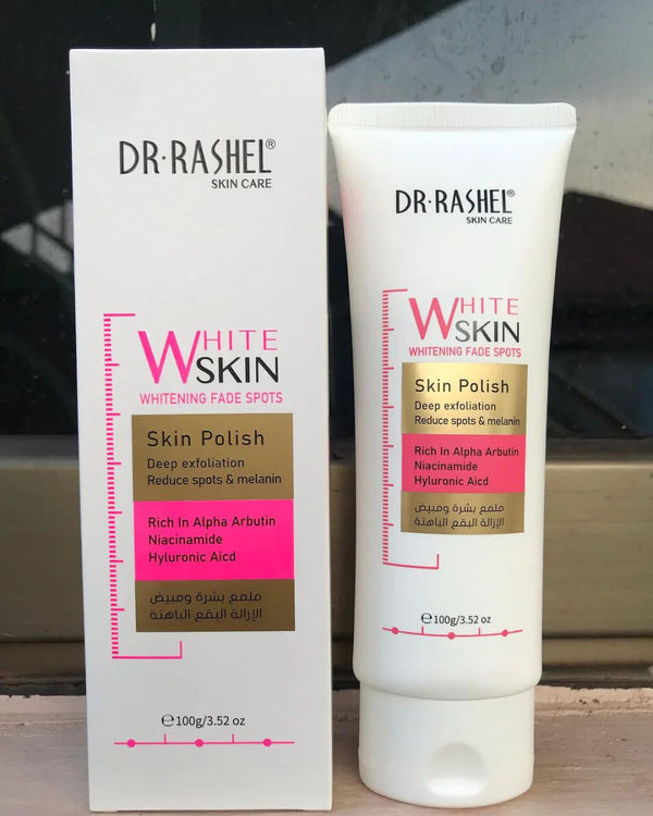 Dr Rashel White Skin Alpha +Nia +Hyla Skin Polish 100G DR RASHEL - Luxeery